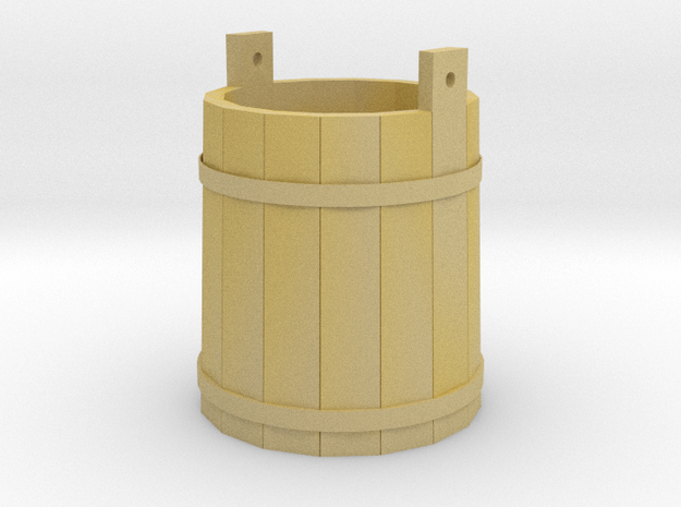 18th Century Pale or Bucket 1/35 in Tan Fine Detail Plastic