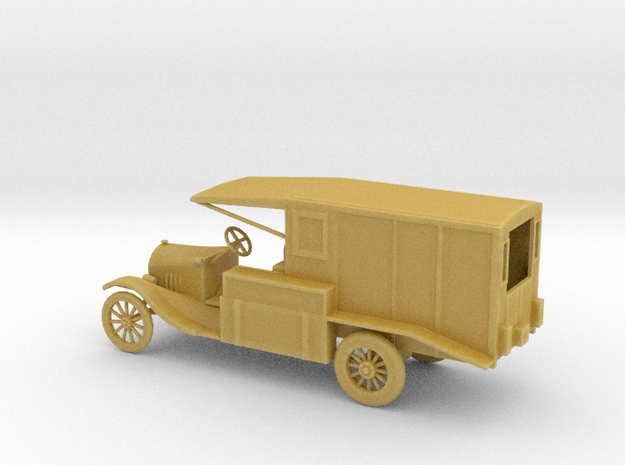 1/72 Scale Model T Ambulance in Tan Fine Detail Plastic