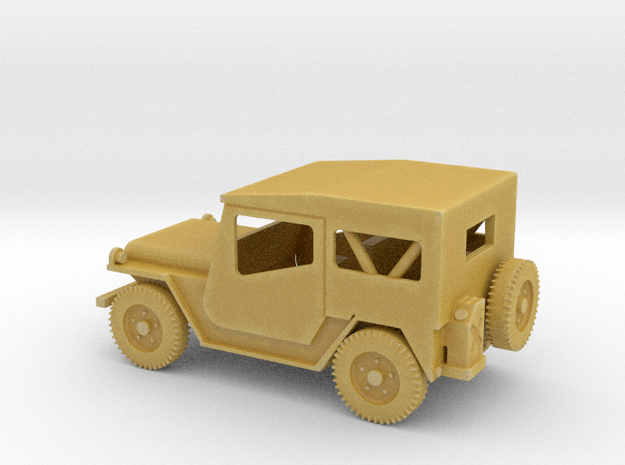 1/87 Scale M151 with cover in Tan Fine Detail Plastic