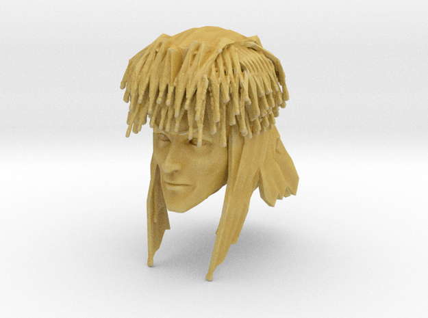 Jareth head 1 in Tan Fine Detail Plastic