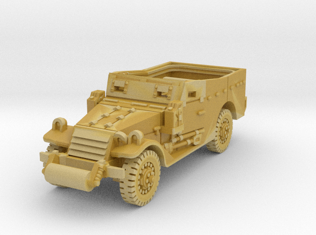 M3A1 Scoutcar late (open) 1/220 in Tan Fine Detail Plastic