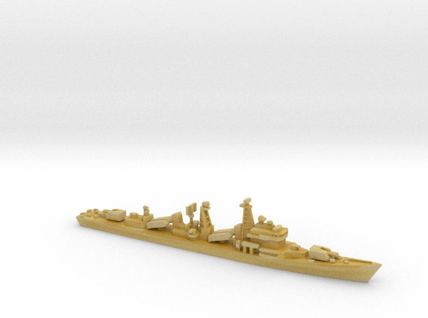 Type 051 Destroyer, 1/1800, HD Version. in Tan Fine Detail Plastic