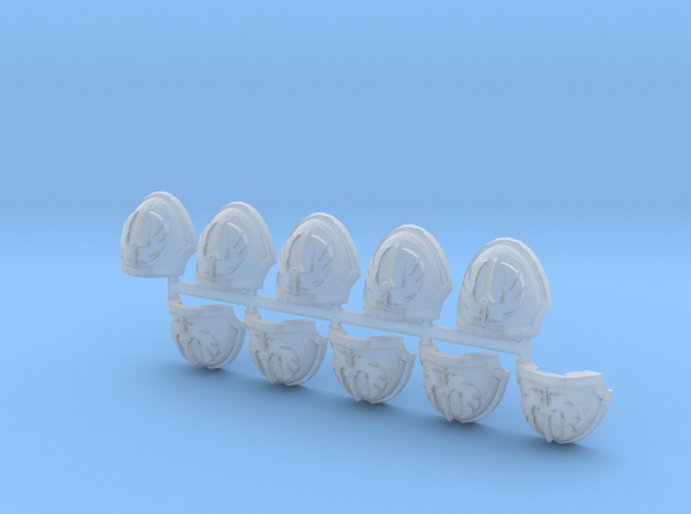 Commission 253 MkXb shoulder pads x10 in Clear Ultra Fine Detail Plastic