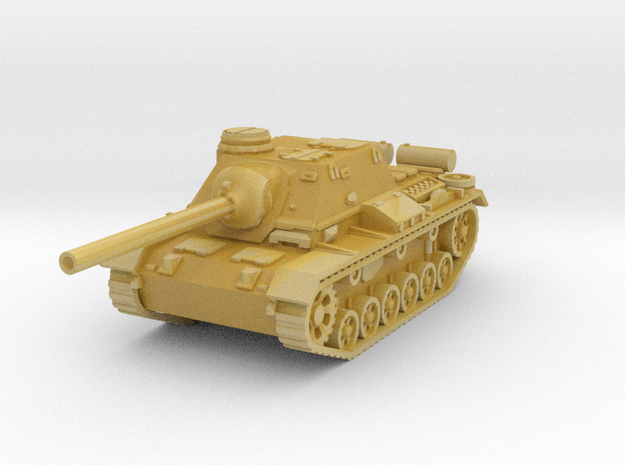 SU-85I Tank 1/220 in Tan Fine Detail Plastic