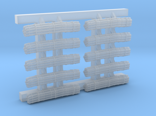 1/350 Royal Navy Flota Nets x10 in Clear Ultra Fine Detail Plastic