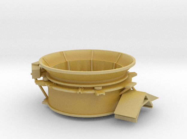 1/64 W.H.O. Tub Grinder- Tub in Tan Fine Detail Plastic
