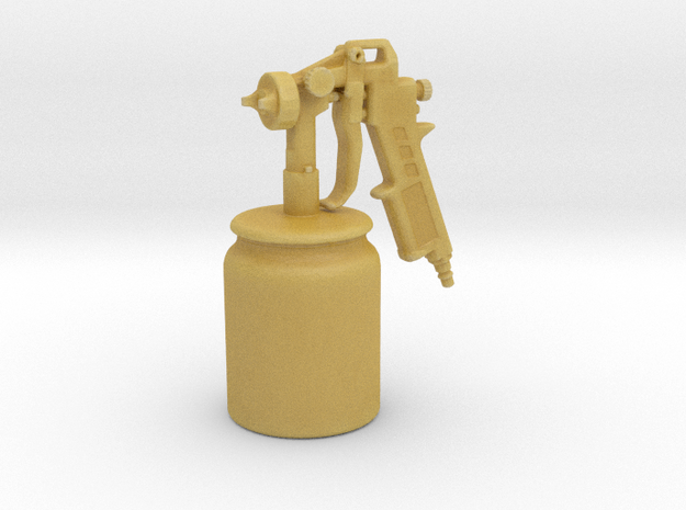 Spray Gun - 1/10 in Tan Fine Detail Plastic