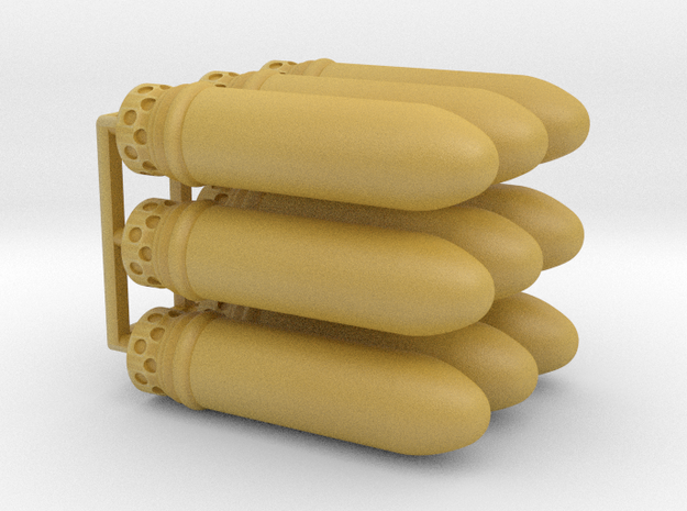 1/35 165mm M123 rounds MSP35-066 in Tan Fine Detail Plastic