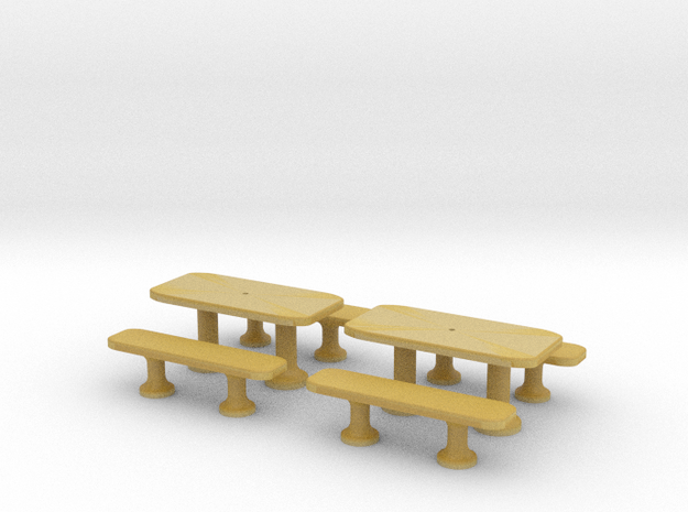 TJ-H01141x2 - Tables beton rectangulaires in Tan Fine Detail Plastic