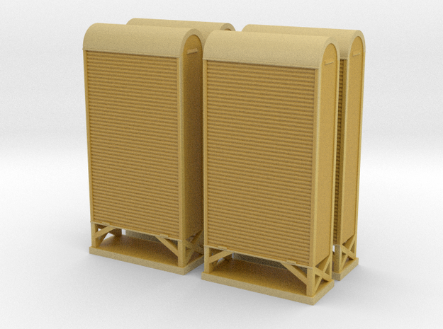 TJ-H04663x4 - Armoires a relais grand modele in Tan Fine Detail Plastic
