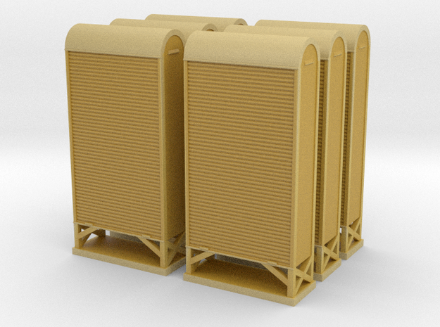 TJ-H04663x6 - Armoires a relais grand modele in Tan Fine Detail Plastic