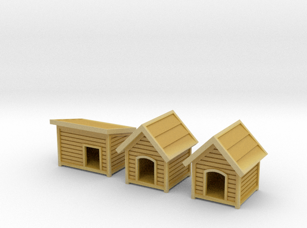 TJ-H01188 - Niches pour chiens in Tan Fine Detail Plastic