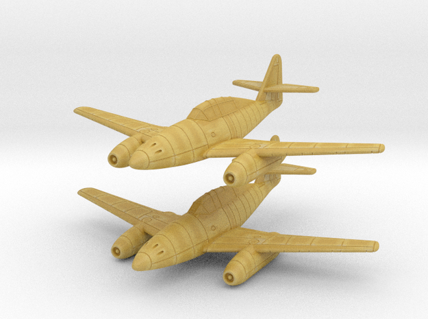 1/200 Messerschmitt Me-262B (x2) in Tan Fine Detail Plastic