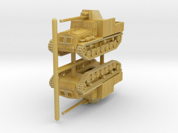 1/285 (6mm) Type 5 Na-To tank destroyer (x2) in Tan Fine Detail Plastic