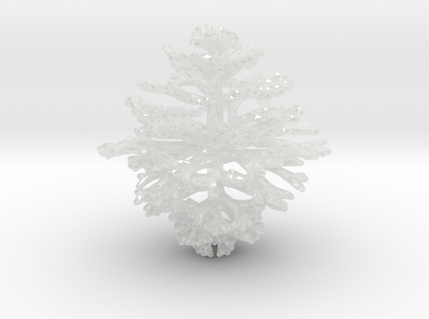 Crystalline Entity 1/150000 in Clear Ultra Fine Detail Plastic