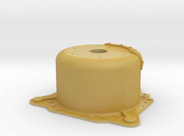 1/16 Lenco 8.625" Dp Bellhousing (No Starter Mnt) in Tan Fine Detail Plastic