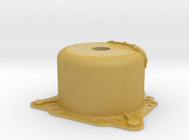 1/16 Lenco 9.4" Dp Bellhousing (No Starter Mnt) in Tan Fine Detail Plastic