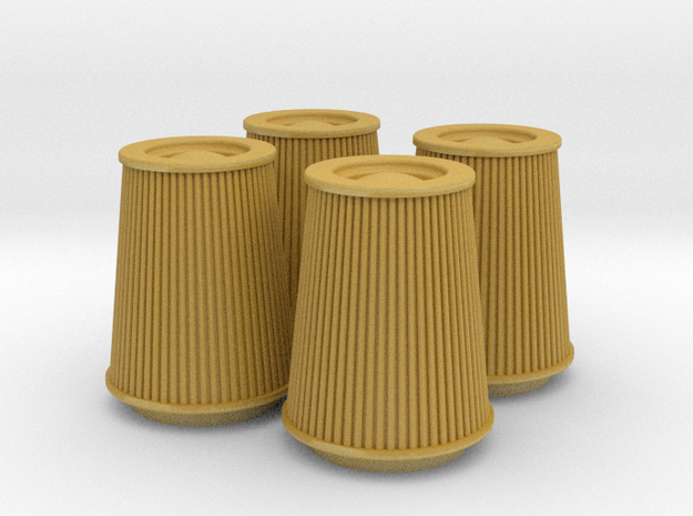 1/18 K&N Cone Style Air Filters TDR 5167 in Tan Fine Detail Plastic