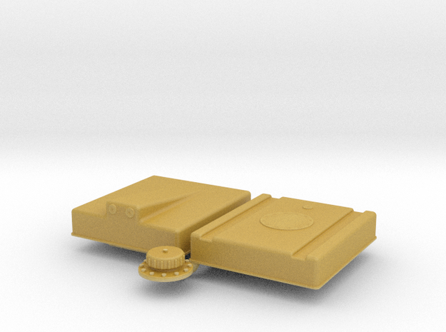 1/24 Fuel Cell RJS-12g-16-18-9-Sump in Tan Fine Detail Plastic