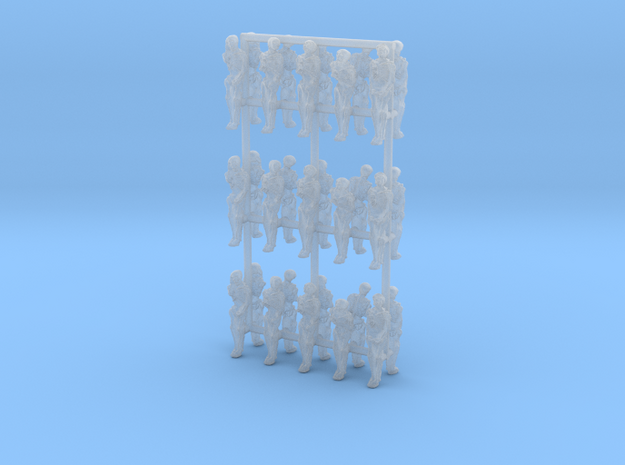 1-270 Thirty Skeletons in Clear Ultra Fine Detail Plastic