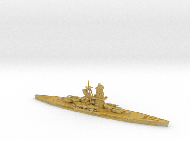 IJN Hiraga 1/2400 (Hiraga's Treaty Battleship Desi in Tan Fine Detail Plastic