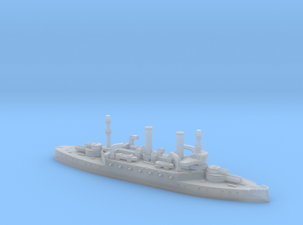 USS Kentucky BB-6 1/2400 in Clear Ultra Fine Detail Plastic