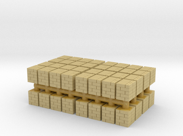 48x40in Pallet Box Load (x64) 1/500 in Tan Fine Detail Plastic