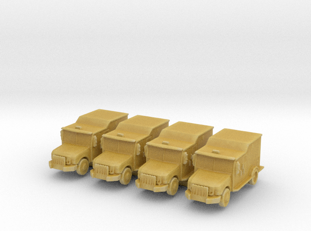 Ford F-550 Armored Van (x4) 1/350 in Tan Fine Detail Plastic