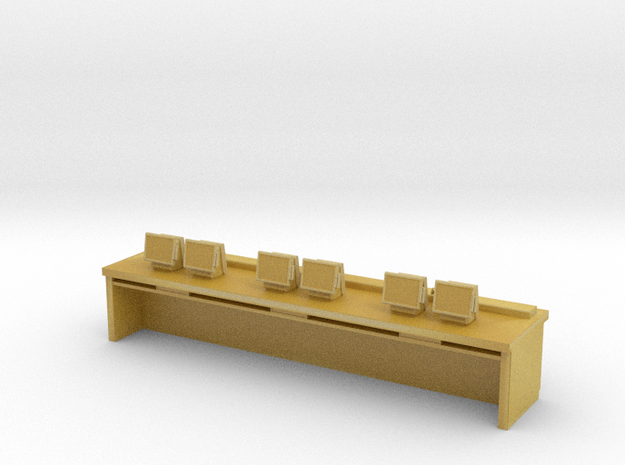 Fast Food Cash Counter 1/100 in Tan Fine Detail Plastic