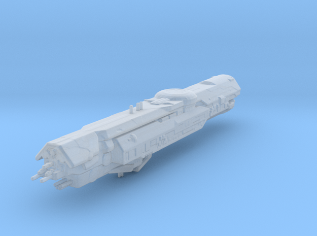 UNSC Infinity supercarrier high detail in Clear Ultra Fine Detail Plastic