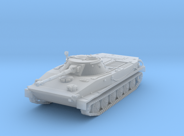 1/100 PT-76 tank in Clear Ultra Fine Detail Plastic