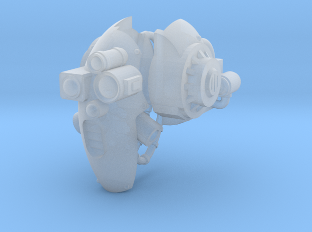 Knight Minirobot head 1 in Clear Ultra Fine Detail Plastic