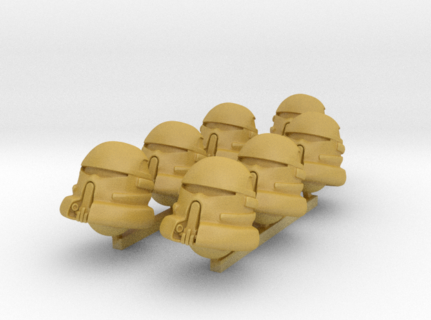 Evictor heads in Tan Fine Detail Plastic