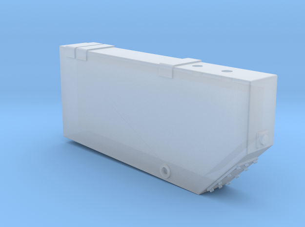 WR0001 Angled Corner Waste Retention Tank 1/87.1 in Clear Ultra Fine Detail Plastic