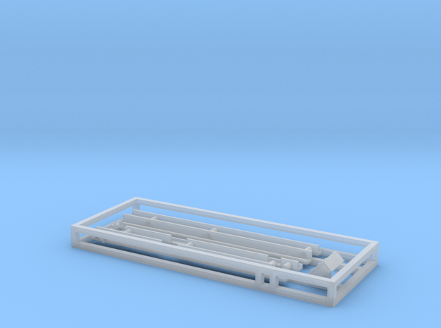 N Scale Intermountain SD45-2 Underbody Frame Kit in Clear Ultra Fine Detail Plastic