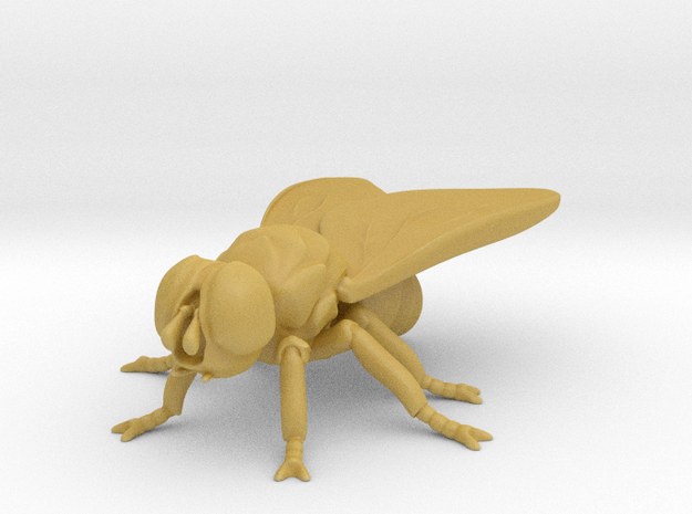 Fly small  in Tan Fine Detail Plastic