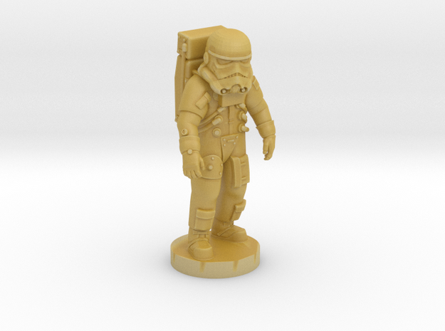 Sw Withe Soldier (Base) in Tan Fine Detail Plastic