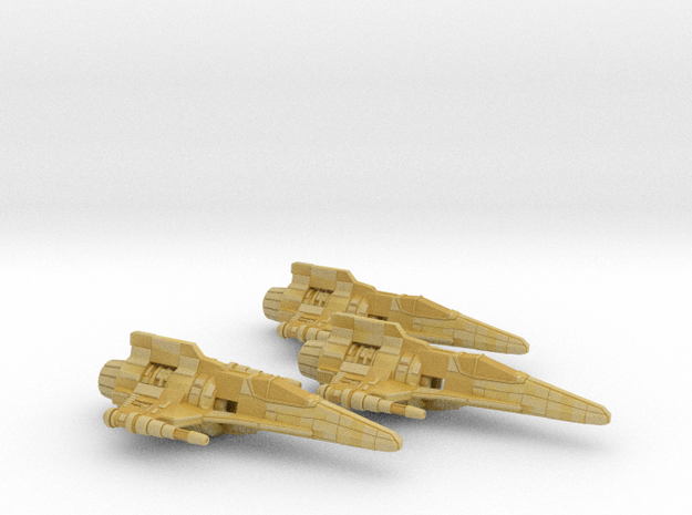 Corvan T-8 Light Fighter Wing 1/270 in Tan Fine Detail Plastic