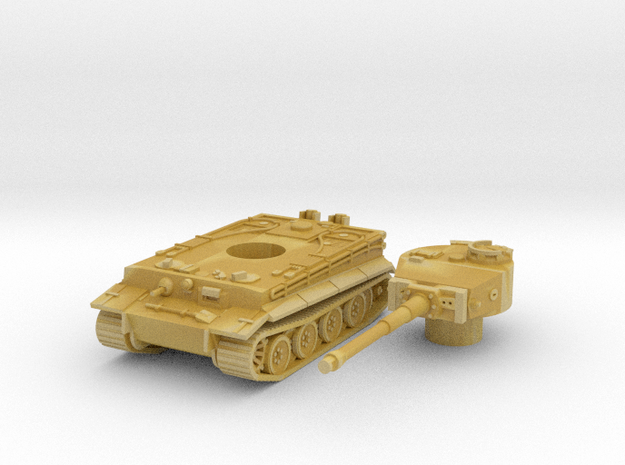 Tiger tank (Germany) 1/144 in Tan Fine Detail Plastic