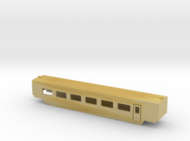 TGV wagenA002b in Tan Fine Detail Plastic