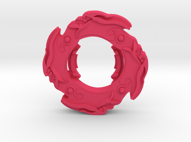 Beyblade Venus | Plastic Gen Attack Ring in Pink Processed Versatile Plastic