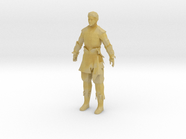 O Scale Chinese Guard in Tan Fine Detail Plastic