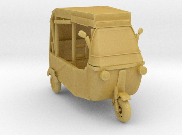 S Scale Modern Rickshaw in Tan Fine Detail Plastic