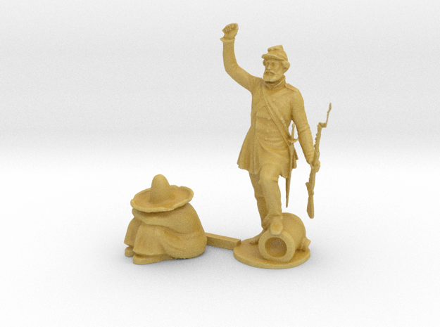 O Scale Soldier and Siesta in Tan Fine Detail Plastic