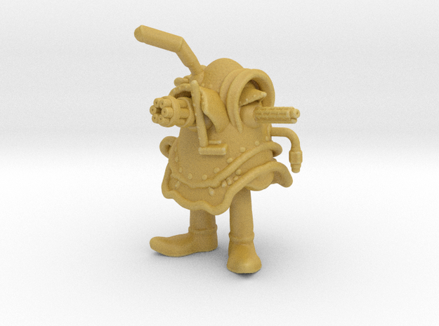 Labyrinth Gatling Goblin Armor miniature model rpg in Tan Fine Detail Plastic