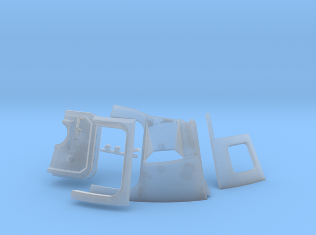 CM internal wall-cutaway version in Clear Ultra Fine Detail Plastic