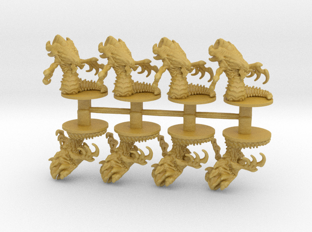 Hydralisk Praetorian 10mm set miniature models wh in Tan Fine Detail Plastic