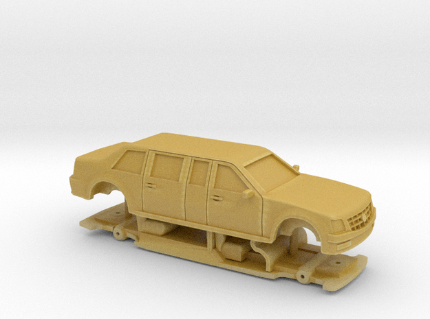 1/87 Scale Presidential Limo "The BEAST" in Tan Fine Detail Plastic