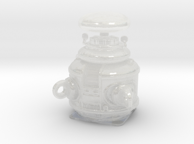 Chariot 20 inch - Robot Hollow in Clear Ultra Fine Detail Plastic