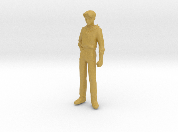 1/24 Casual Wear Man Figure Type II(b) in Tan Fine Detail Plastic